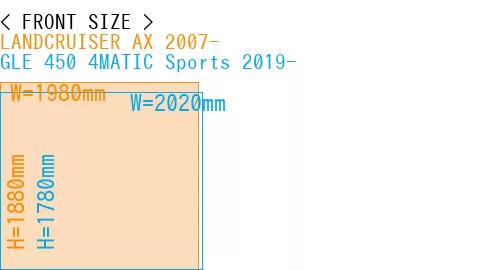 #LANDCRUISER AX 2007- + GLE 450 4MATIC Sports 2019-